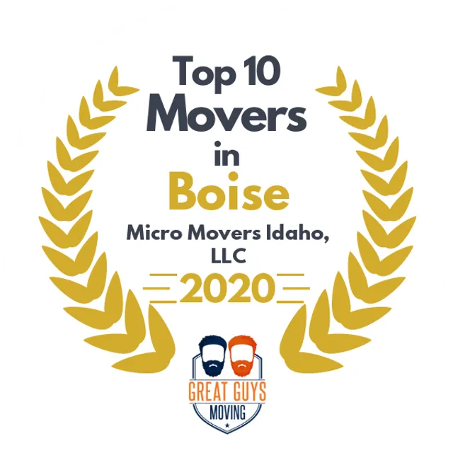 Top 10 Movers in Boise, ID 2020 award