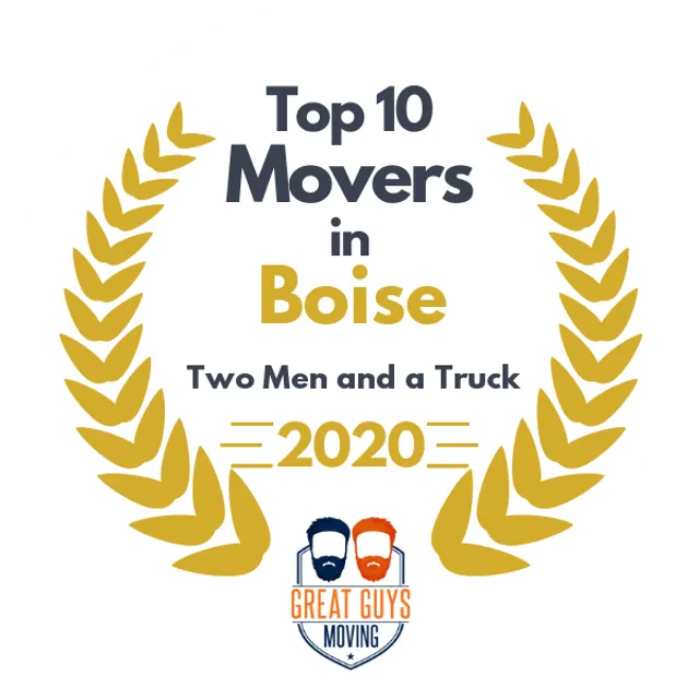 Top 10 Movers in Boise, ID 2020 award