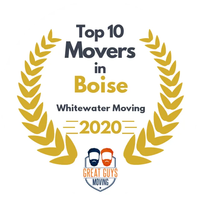 Top 10 Movers in Boise, ID 2020 award