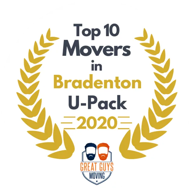 Top 10 Movers in Bradenton, FL 2020 award