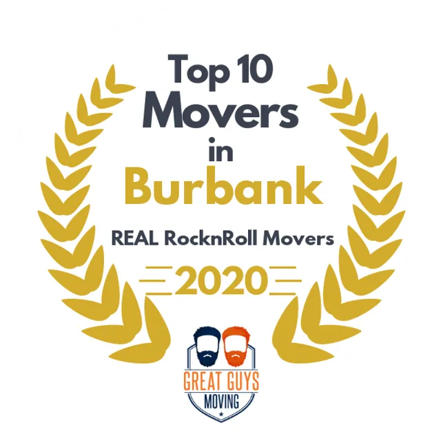 Top 10 Movers in Los Angeles, CA 2020 award