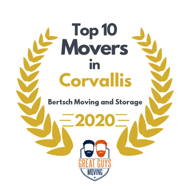 Top 10 Movers in Salem, OR 2020 award