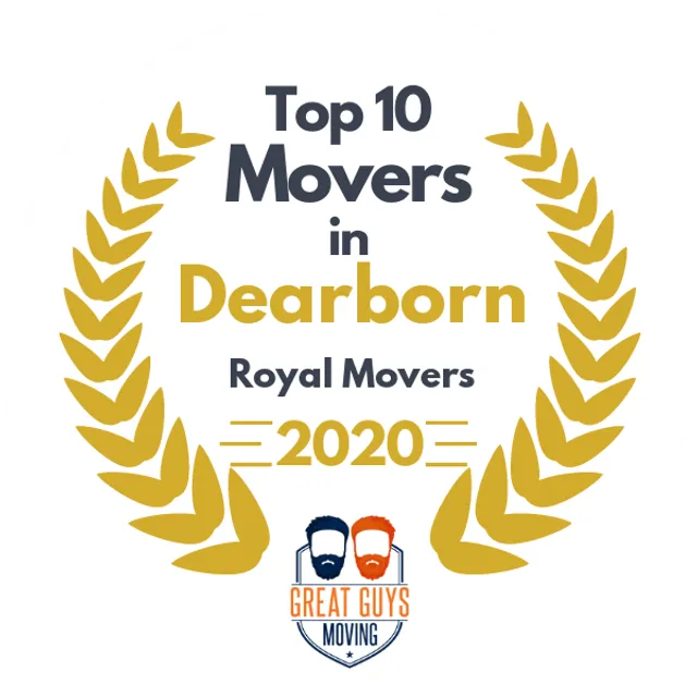 Top 10 Movers in Detroit, MI 2020 award