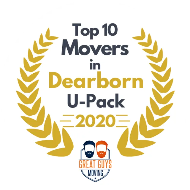 Top 10 Movers in Detroit, MI 2020 award