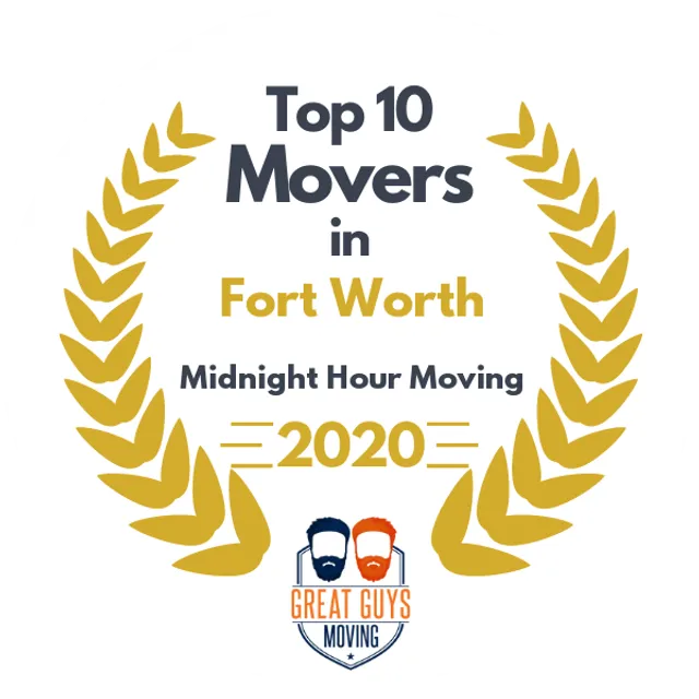 Top 10 Movers in Dallas, TX 2020 award