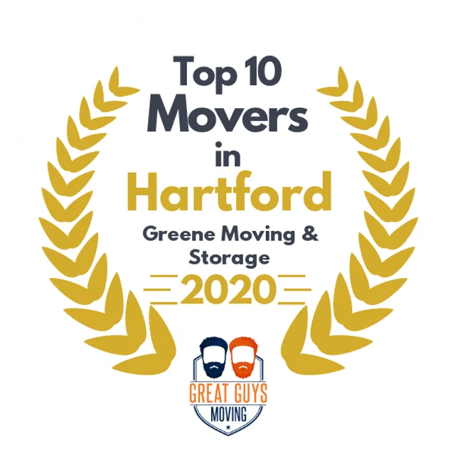 Top 10 Movers in Hartford, CT 2020 award