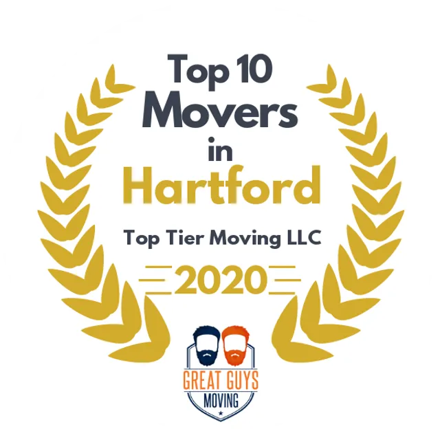 Top 10 Movers in Hartford, CT 2020 award