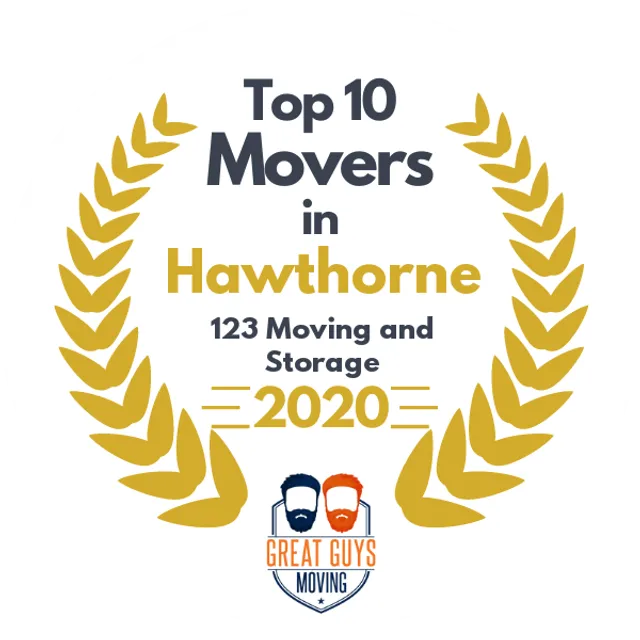 Top 10 Movers in Santa Monica, CA 2020 award