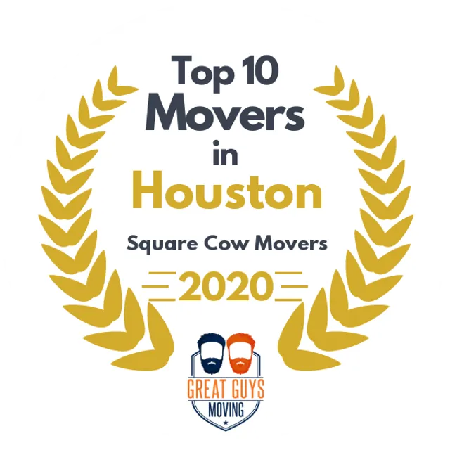 Top 10 Movers in Houston, TX 2020 award