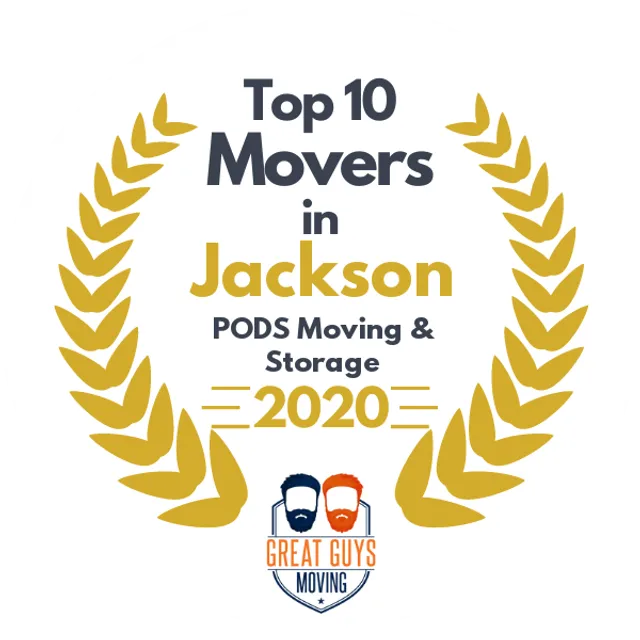 Top 10 Movers in Jackson, MS 2020 award