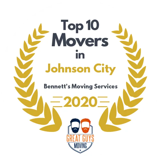 Top 10 Movers in Asheville, NC 2020 award