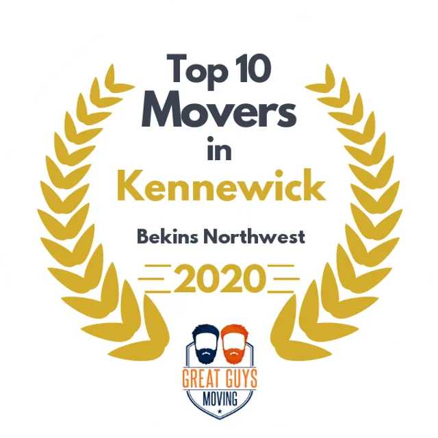 Top 10 Movers in Kennewick, WA 2020 award