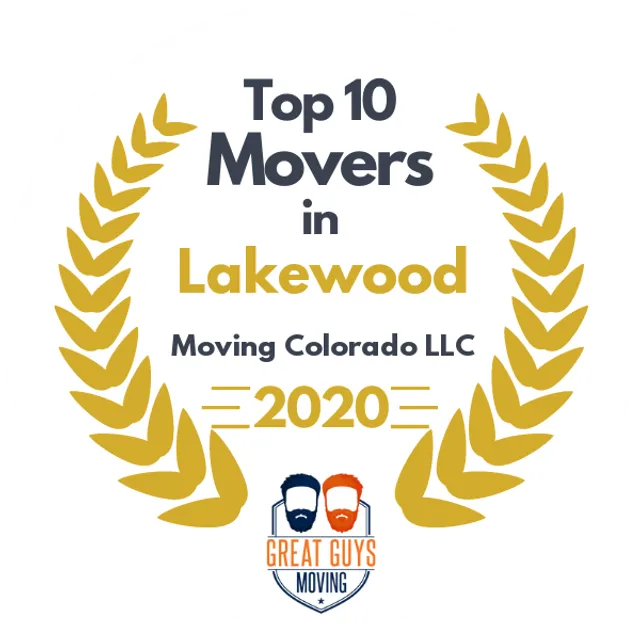 Top 10 Movers in Denver, CO 2020 award