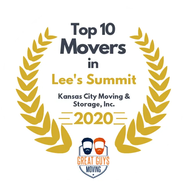 Top 10 Movers in Kansas City, MO 2020 award