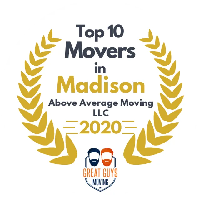 Top 10 Movers in Madison, WI 2020 award