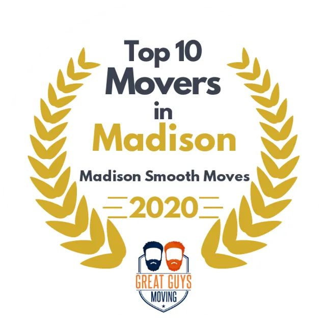 Top 10 Movers in Madison, WI 2020 award