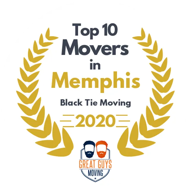 Top 10 Movers in Memphis, TN 2020 award