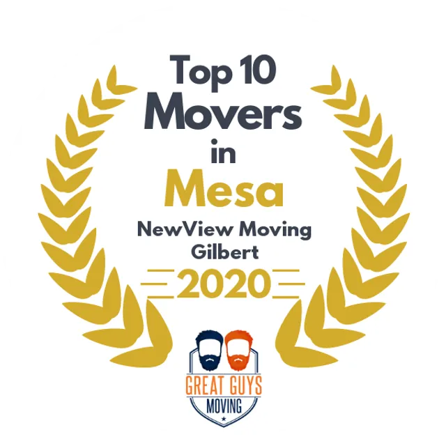 Top 10 Movers in Buckeye, AZ 2020 award