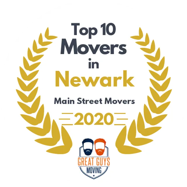 Top 10 Movers in Newark, NJ 2020 award