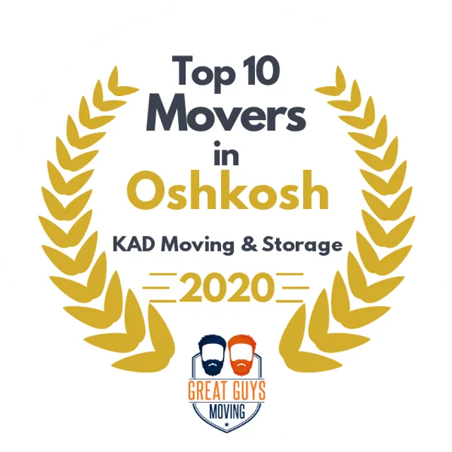 Top 10 Movers in Milwaukee, WI 2020 award