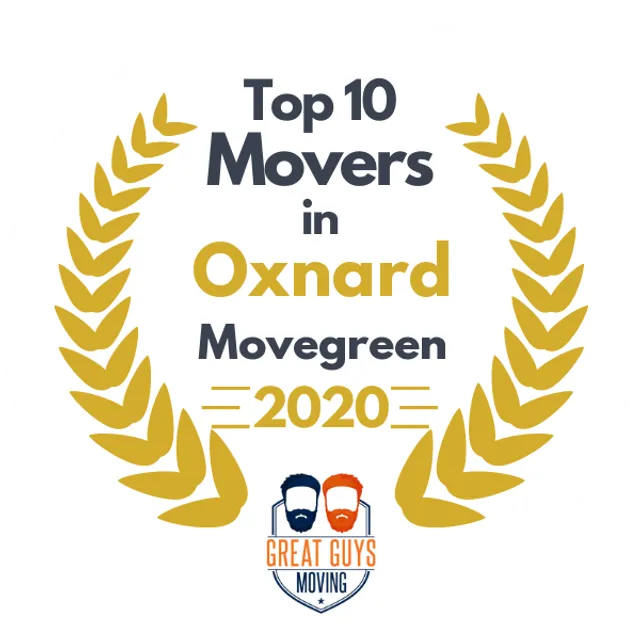 Top 10 Movers in Oxnard, CA 2020 award