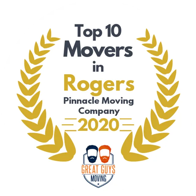 Top 10 Movers in Fayetteville, AR 2020 award