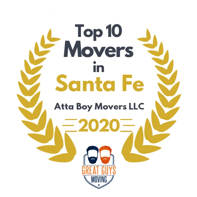 Top 10 Movers in Albuquerque, NM 2020 award