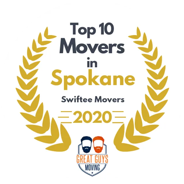 Top 10 Movers in Spokane, WA 2020 award