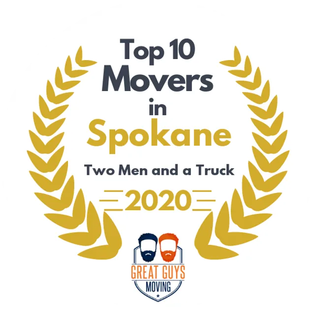 Top 10 Movers in Spokane, WA 2020 award