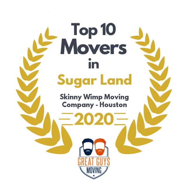 Top 10 Movers in Houston, TX 2020 award