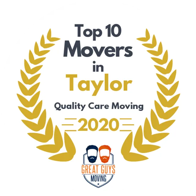 Top 10 Movers in Dearborn, MI 2020 award