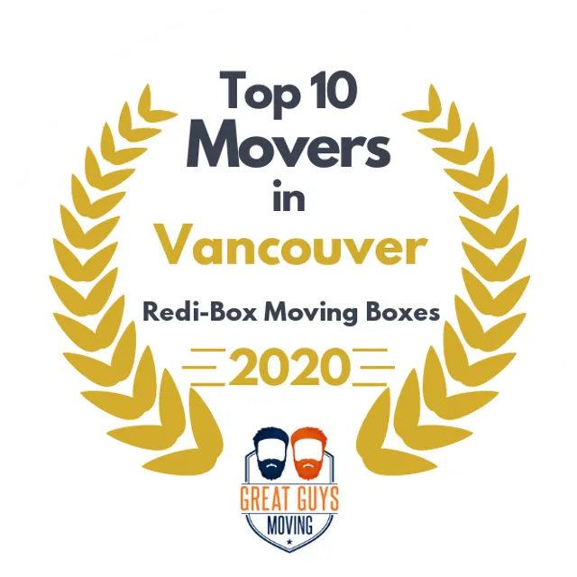 Top 10 Movers in Vancouver, WA 2020 award