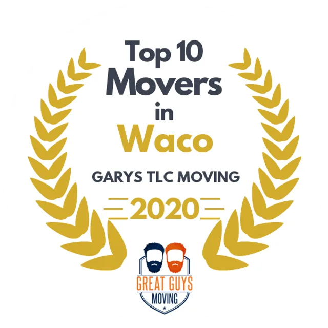 Top 10 Movers in Waco, TX 2020 award