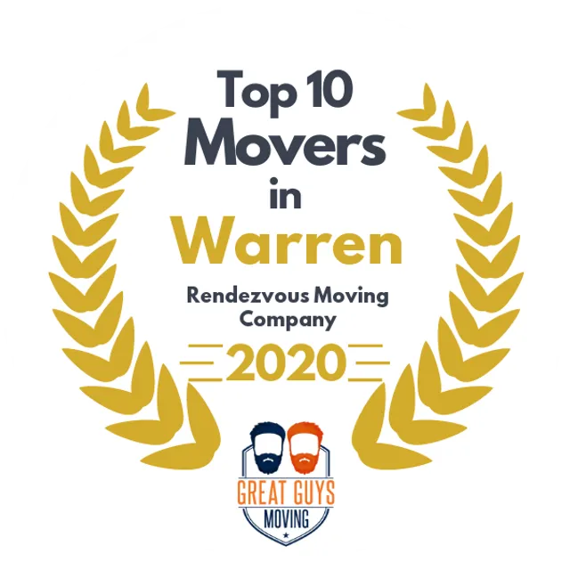 Top 10 Movers in Warren, MI 2020 award