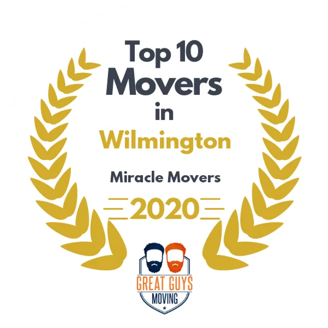 Top 10 Movers in Wilmington, NC 2020 award