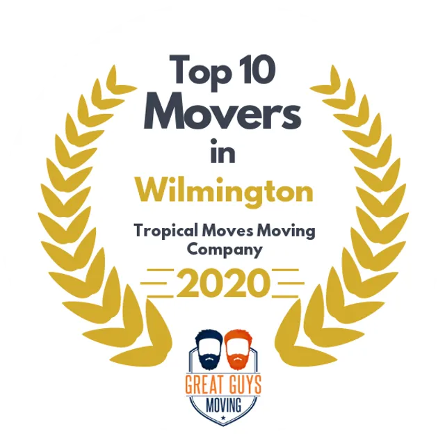 Top 10 Movers in Wilmington, NC 2020 award