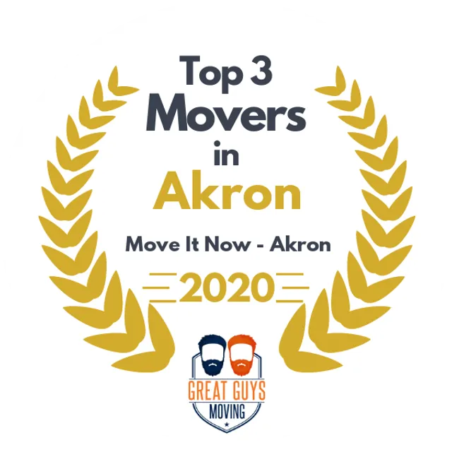 Top 3 Movers in Akron, OH 2020 award