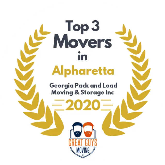 Top 3 Movers in Atlanta, GA 2020 award