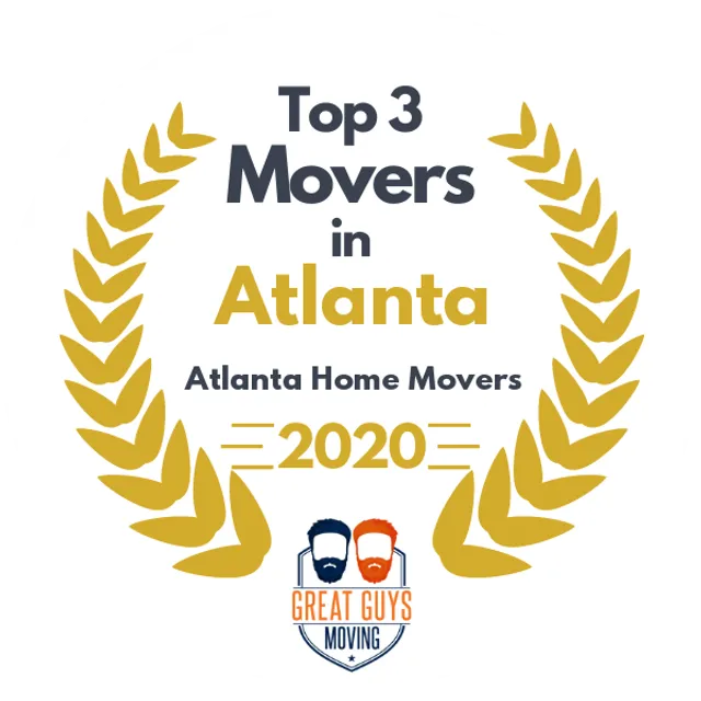 Top 3 Movers in Atlanta, GA 2020 award