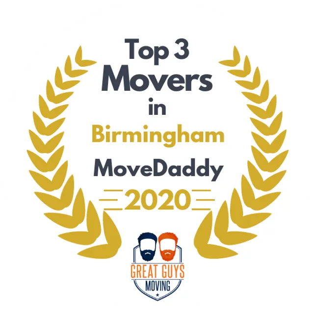 Top 3 Movers in Birmingham, AL 2020 award