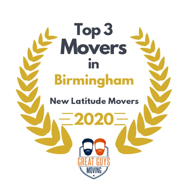 Top 3 Movers in Birmingham, AL 2020 award