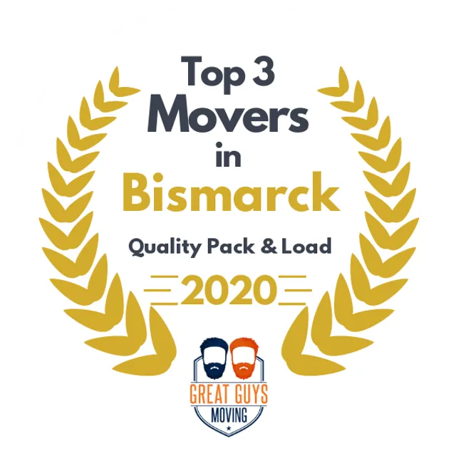 Top 3 Movers in Bismarck, ND 2020 award