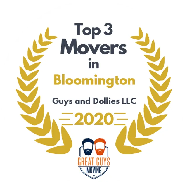 Top 3 Movers in Bloomington, IN 2020 award