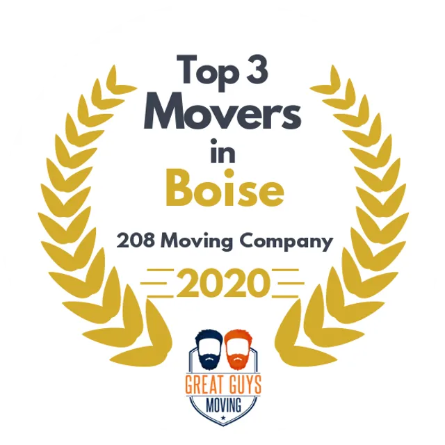 Top 3 Movers in Boise, ID 2020 award