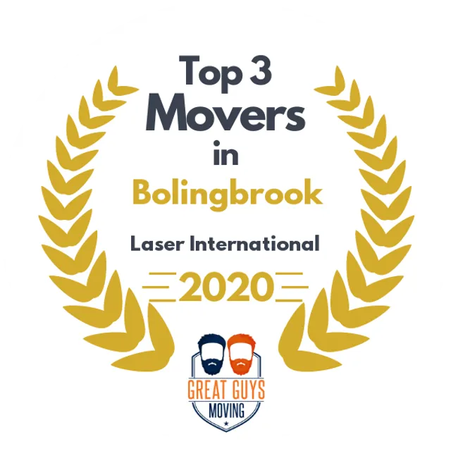 Top 3 Movers in Naperville, IL 2020 award