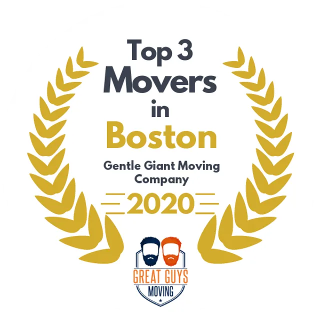 Top 3 Movers in Boston, MA 2020 award