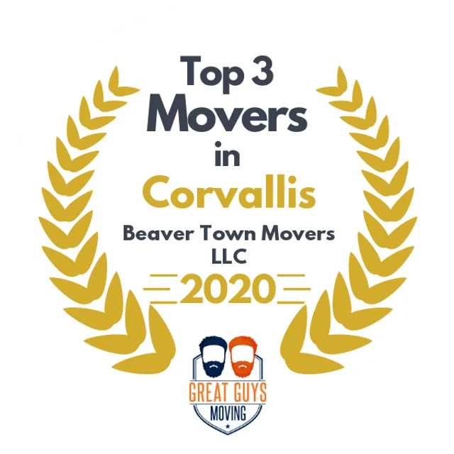 Top 3 Movers in Salem, OR 2020 award