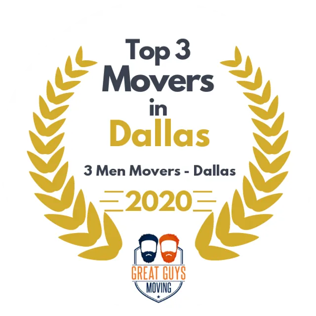 Top 3 Movers in Dallas, TX 2020 award