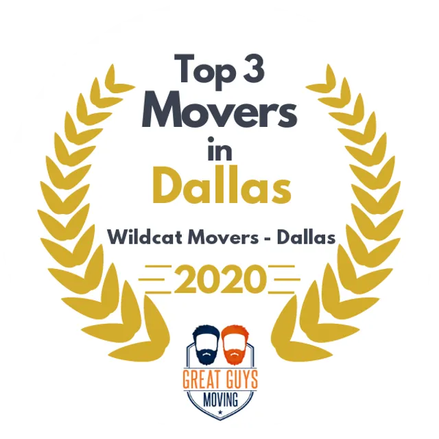 Top 3 Movers in Dallas, TX 2020 award