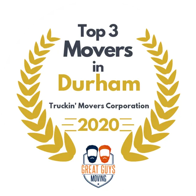 Top 3 Movers in Raleigh, NC 2020 award